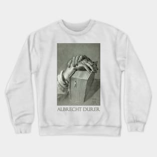 Hands on Bible (1506) by Albrecht Durer Crewneck Sweatshirt